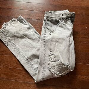 American Eagle Outfitters Light Gray Denim